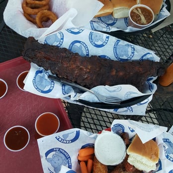 Central BBQ - Rib dinner for two.... dry with sauce on the side - Barbeque Near Me - Memphis, Tennessee