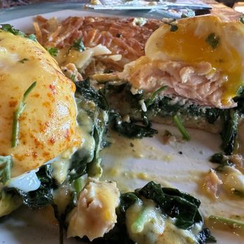 Pirate's Den Bar & Grill - Salmon Benedict - American Near Me - Parker, Arizona
