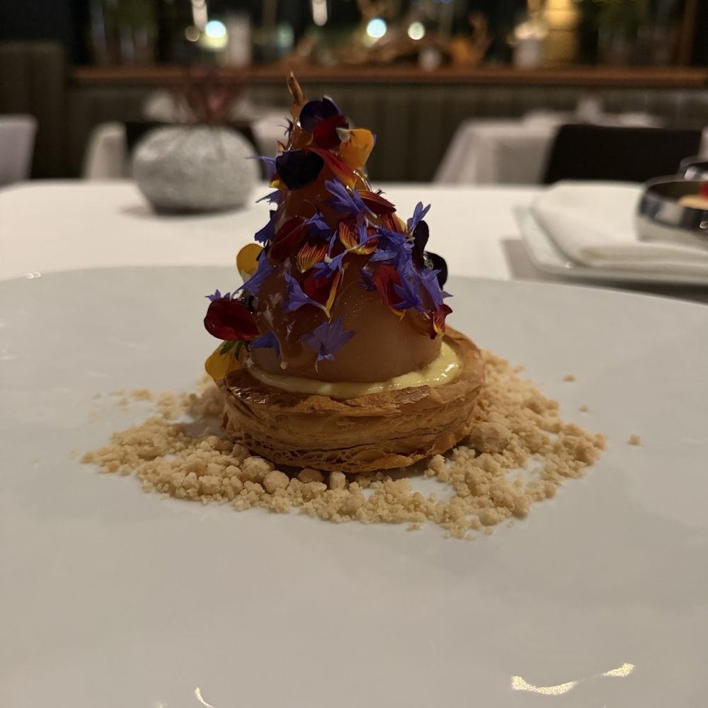 Foray - Poached Bosc Pear - New American Near Me - Carmel-by-the-Sea, California