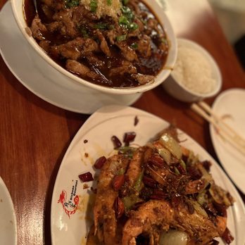 Sichuan Gourmet - three plates of food on a table - Szechuan Near Me - Pittsburgh, Pennsylvania