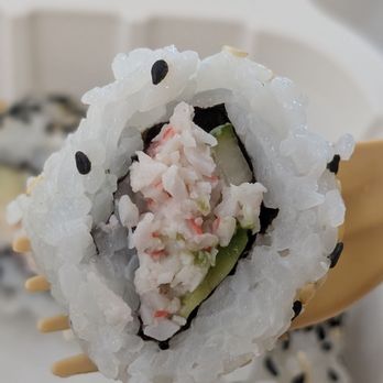 Edo Japan - Polo Park - Close-up look at my California roll - Japanese Near Me - Winnipeg, Manitoba Edo Japan - Polo Park - Close-up look at my California roll - Japanese Near Me - Winnipeg, Manitoba