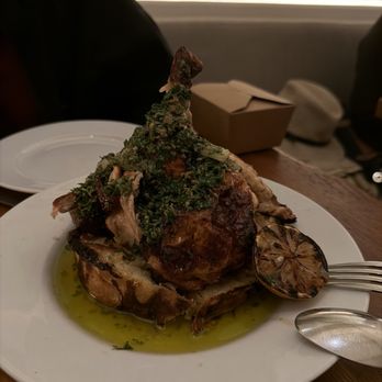 Antico Nuovo - Pollo e crostone - Italian Near Me - Los Angeles, California