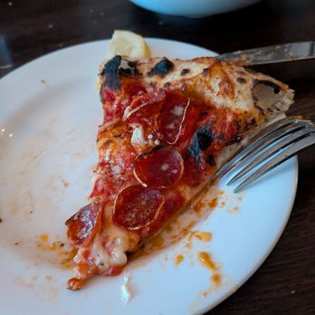 Fiorella -Clement - NYC-Style pepperoni pie slice - Italian Near Me - San Francisco, California Fiorella -Clement - NYC-Style pepperoni pie slice - Italian Near Me - San Francisco, California