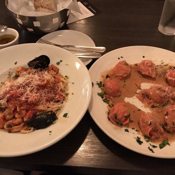 Marvino's - L-R linguine fruiti de mare and tortellini - Italian Near Me - Cypress, Texas Marvino's - L-R linguine fruiti de mare and tortellini - Italian Near Me - Cypress, Texas