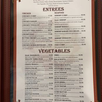 Manohar's Delhi Palace - Menu - Indian Near Me - La Puente, California