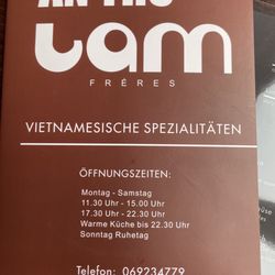 Antru Lam Frères Vietnam Restaurant - Hours
