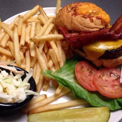 The Original Pancake House - Champion burger with bacon and cheese