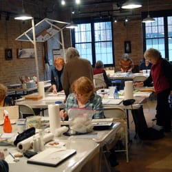 Ingrid's Originals - Gallery converts to a classroom for creative expression.