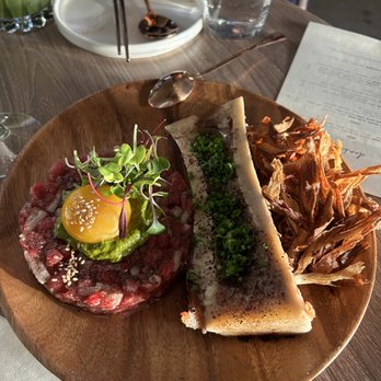 Danbi - bone marrow and steak tartare - Korean Near Me - Los Angeles, California