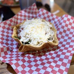 Las Braza's Mexican Grill - Taco Salad with beef.