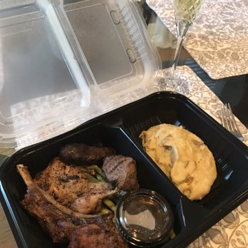 Rainbow Lodge - Wild game mixed grill, to go! Delicious elk, boar chop, venison sausage, and my favorite quail - New American Near Me - Houston, Texas Rainbow Lodge - Wild game mixed grill, to go! Delicious elk, boar chop, venison sausage, and my favorite quail - New American Near Me - Houston, Texas