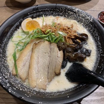 Ramen Hakata - N4 with spicy sauce side. - Ramen Near Me - Allen, Texas Ramen Hakata - N4 with spicy sauce side. - Ramen Near Me - Allen, Texas