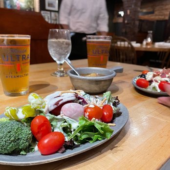 Butcher Block - Salad Bar, simple but good. They have real bacon bits. - Steakhouses Near Me - Plattsburgh, New York