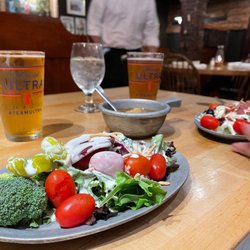 Butcher Block - Salad Bar, simple but good. They have real bacon bits.
