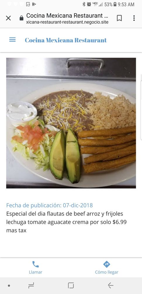 La Cocina Mexicana Closed Mexican 827 Fort Selden Rd Las