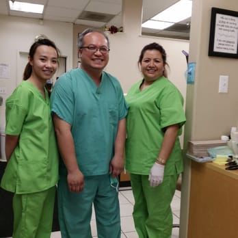 Just Dental - Our Westminster Team on St. Patrick's Day 03/17/15  Missing some staffs meet Vicky, Dr. Do, & Edith - General Dentistry Near Me - Westminster, California