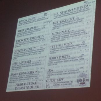 River Bluff Brewing - Projected beer list - Breweries Near Me - Saint Joseph, Missouri River Bluff Brewing - Projected beer list - Breweries Near Me - Saint Joseph, Missouri