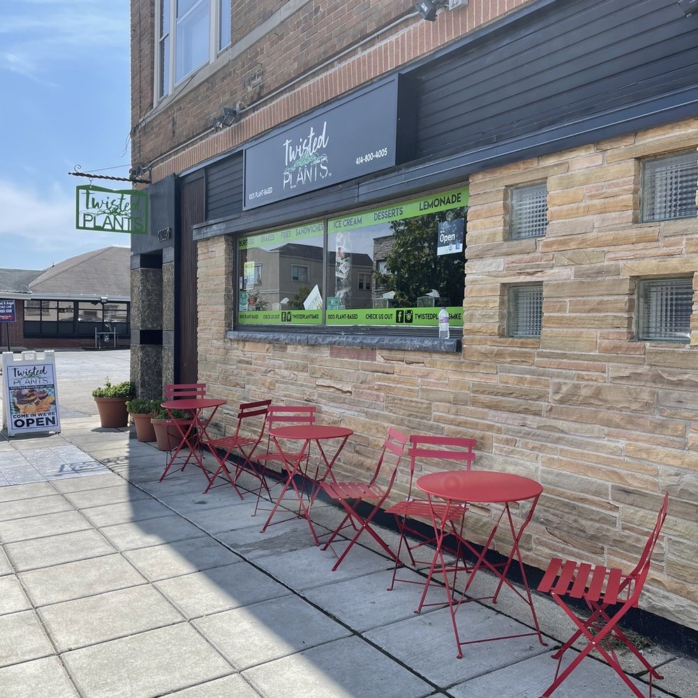 Outside seating Outside seating