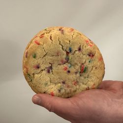 Chip City - Confetti cookie (in husband's paw)