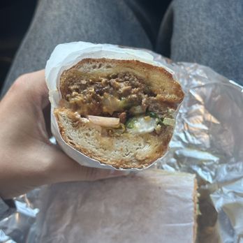 Big Apple Pizza N Grill - chopped cheese with honey garlic sauce (no ketchup) - Pizza Near Me - San Francisco, California