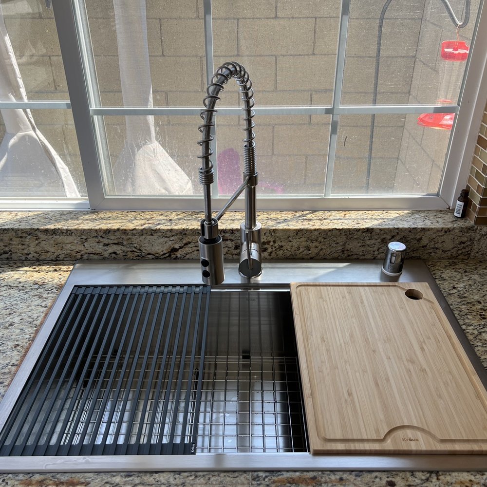 Simpex Repipe & Plumbing - This is the brand new Kraus sink and faucet! - Plumbing Near Me - Irvine, California Simpex Repipe & Plumbing - This is the brand new Kraus sink and faucet! - Plumbing Near Me - Irvine, California