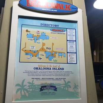The Boardwalk - a map - Beaches Near Me - Fort Walton Beach, Florida The Boardwalk - a map - Beaches Near Me - Fort Walton Beach, Florida