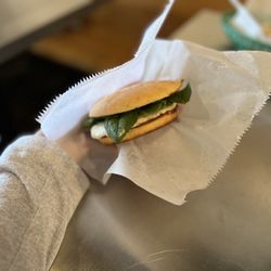 Stompin' Grounds Cafe - Garden Rocket on Gluten Free bread