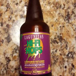 Lagunitas Hi-Fi Hops Cannabis Infused Hoppy Sparkling Water 10MG THC Lagunitas Hi-Fi Hops Cannabis Infused Hoppy Sparkling Water 10MG THC