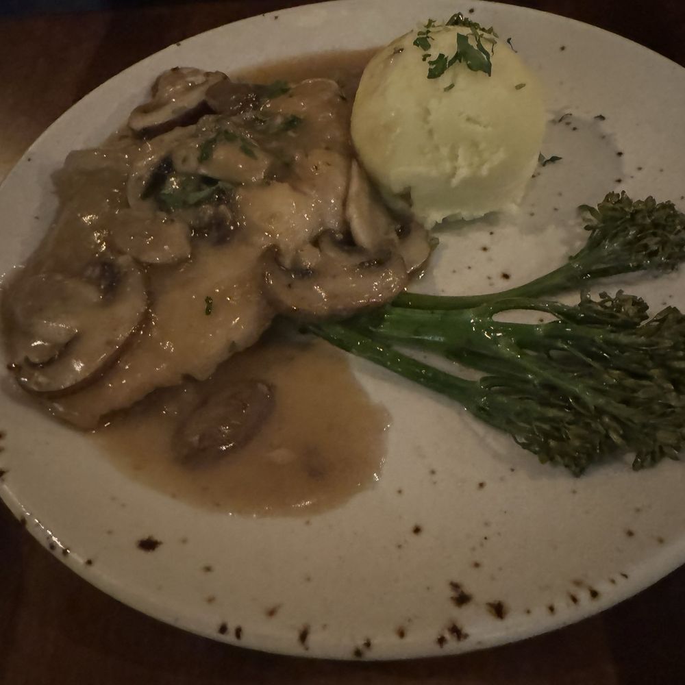 Oakhill Wine + Bistro - Chicken Marsala - Wine Bars Near Me - Fresno, California Oakhill Wine + Bistro - Chicken Marsala - Wine Bars Near Me - Fresno, California