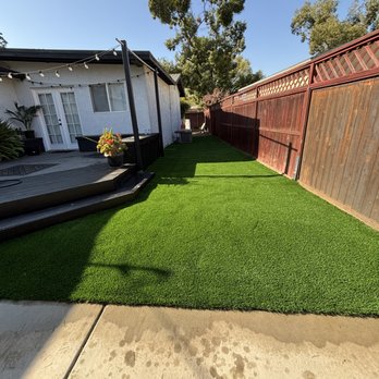 Alpha - Back yard in Modesto California with Kentucky 108 - Artificial Turf Near Me - San Jose, California Alpha - Back yard in Modesto California with Kentucky 108 - Artificial Turf Near Me - San Jose, California