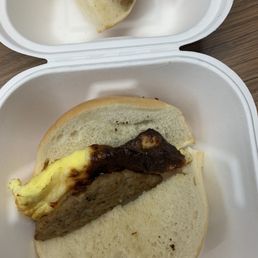 Burnt egg