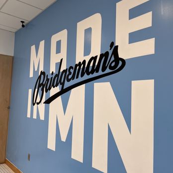 Bridgeman's Ice Cream Parlor - the name on the wall - Ice Cream & Frozen Yogurt Near Me - Woodbury, Minnesota Bridgeman's Ice Cream Parlor - the name on the wall - Ice Cream & Frozen Yogurt Near Me - Woodbury, Minnesota