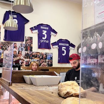 All'Antico Vinaio - Roma - Decor inside. The staff are SO nice! 1/26/24 - Sandwiches Near Me - Rome, RM