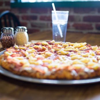 Abby's Legendary Pizza - a pizza with pineapple toppings - Pizza Near Me - Keizer, Oregon