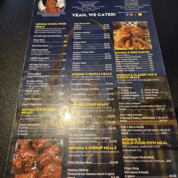 Momma’s Soul Fish & Chicken - Menu - Soul Food Near Me - Mesa, Arizona