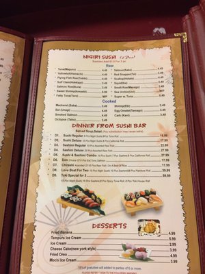 Menu photo 4 Toki Hibachi Sushi LaFayette, GA Menu photo 4 Toki Hibachi Sushi LaFayette, GA