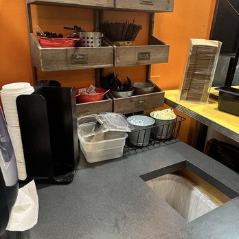 Sisters Sandwiches & Such - Condiments station - Sandwiches Near Me - Olney, Maryland
