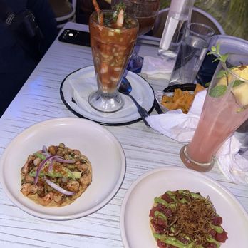 Lion Fish - shrimp cocktail, shrimp tostada and tuna tostada - Bars Near Me - Tijuana, BCN Lion Fish - shrimp cocktail, shrimp tostada and tuna tostada - Bars Near Me - Tijuana, BCN
