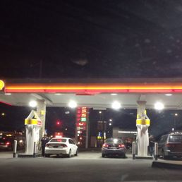 Newly remodeled shell gas station