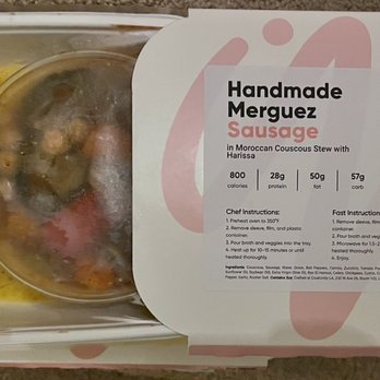 Cook Unity - Merguez sausage -  excellent! December 2021. - Food Delivery Services Near Me