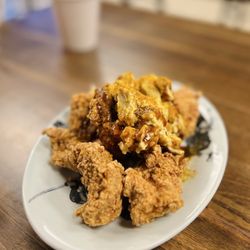Menya Musashi Tsukemen & Ramen - CHICKEN KARAAGE with curry  Not my favorite :)