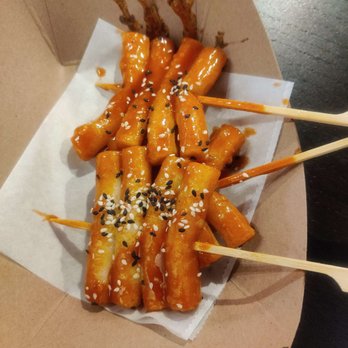 Fiya Hen - Tteokkochi ($7) - Chicken Wings Near Me - Boston, Massachusetts