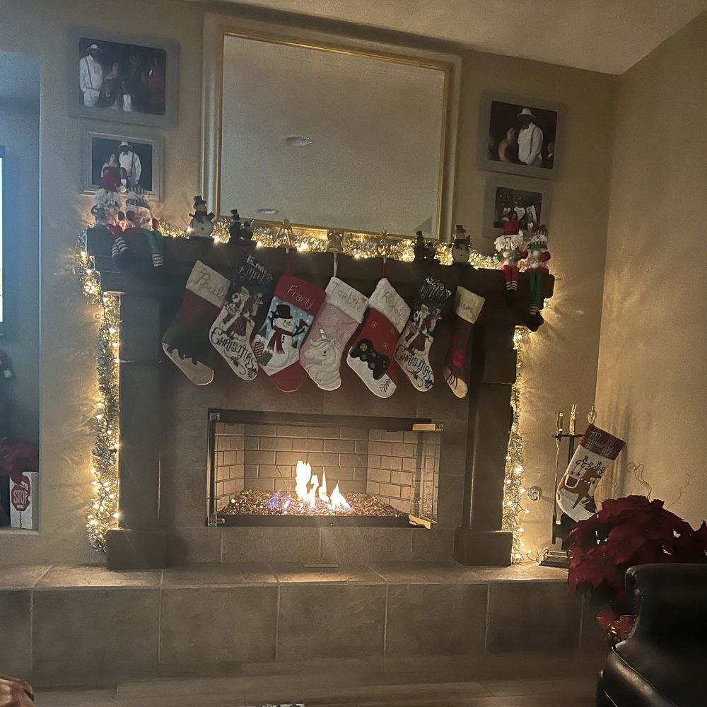 Finished fireplace results
