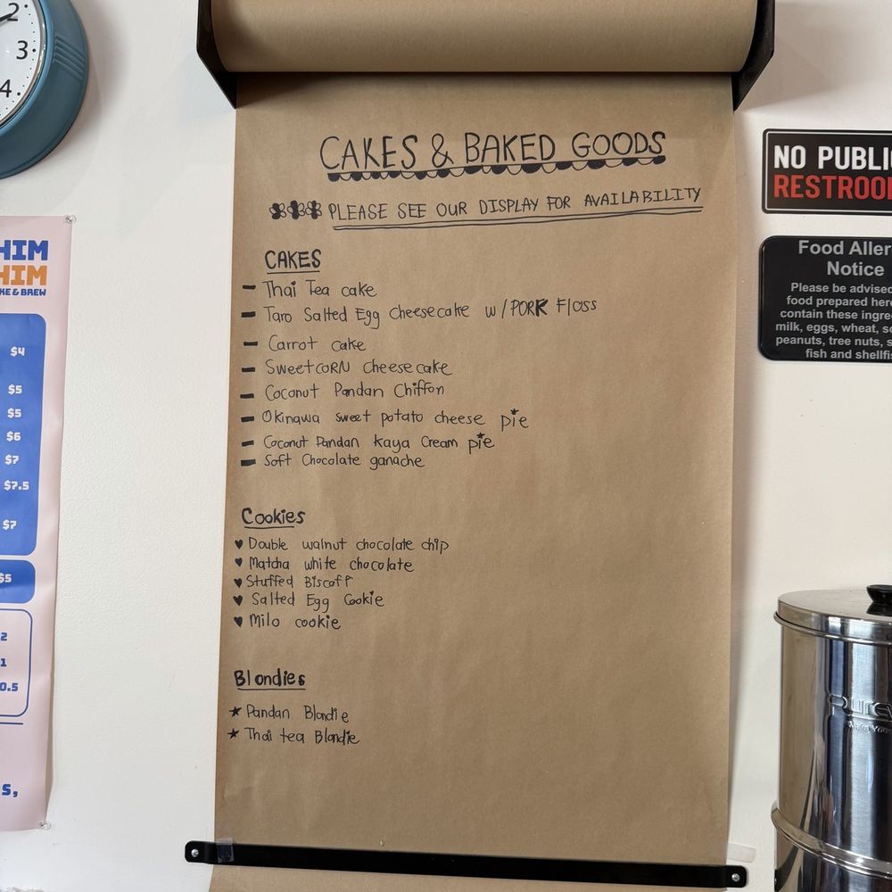 Chim Chim - Menu - Bakeries Near Me - New York, New York Chim Chim - Menu - Bakeries Near Me - New York, New York