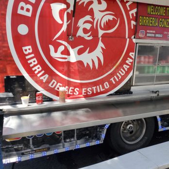 Birrieria Gonzalez - a red and white food truck - Mexican Near Me - Vernon, California