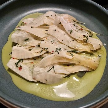The Noortwyck - Fluke Crudo, Cucumber and Fennel - New American Near Me - New York, New York The Noortwyck - Fluke Crudo, Cucumber and Fennel - New American Near Me - New York, New York