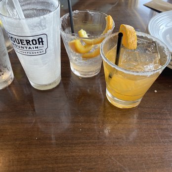 Blast & Brew - Orange creamsicle margarita and empty frozen pina colada . - New American Near Me - Pismo Beach, California Blast & Brew - Orange creamsicle margarita and empty frozen pina colada . - New American Near Me - Pismo Beach, California