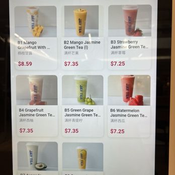 Jay Tea - Menu - Bubble Tea Near Me - Tukwila, Washington