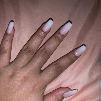 Lauberge Nail Spa - 55$ for ombré, soak off, and coffin - Nail Salons Near Me - Houston, Texas
