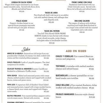 Asadero Prime - Menus - Mexican Near Me - Kent, Washington Asadero Prime - Menus - Mexican Near Me - Kent, Washington